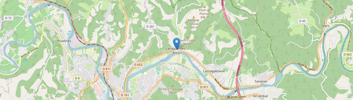 Bellefont-La Rauze - Carte