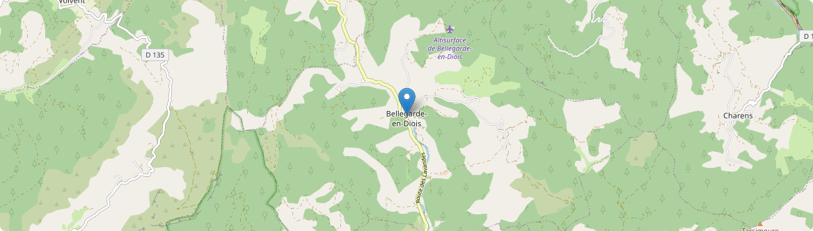 Bellegarde-en-Diois - Carte