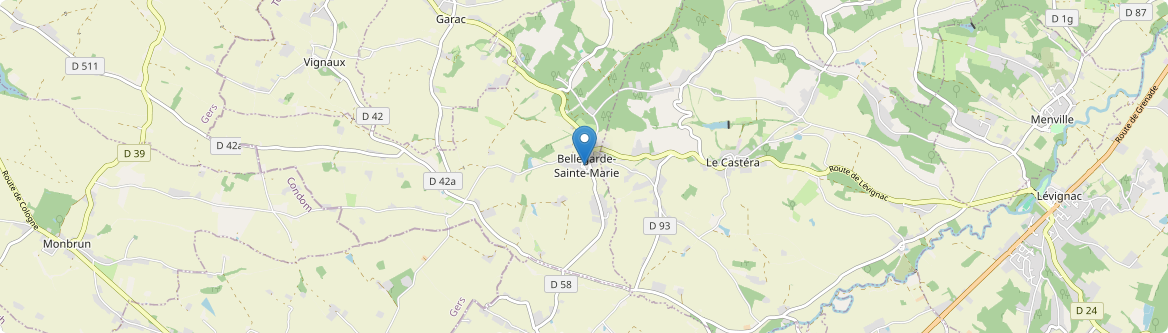 Bellegarde-Sainte-Marie - Carte