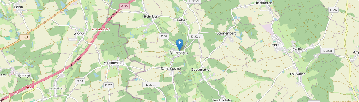 Bellemagny - Carte