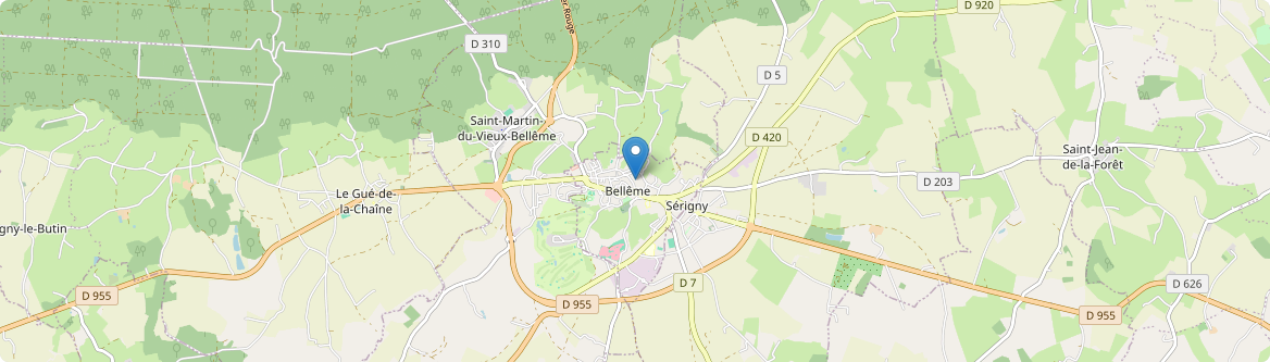 Bellême - Carte