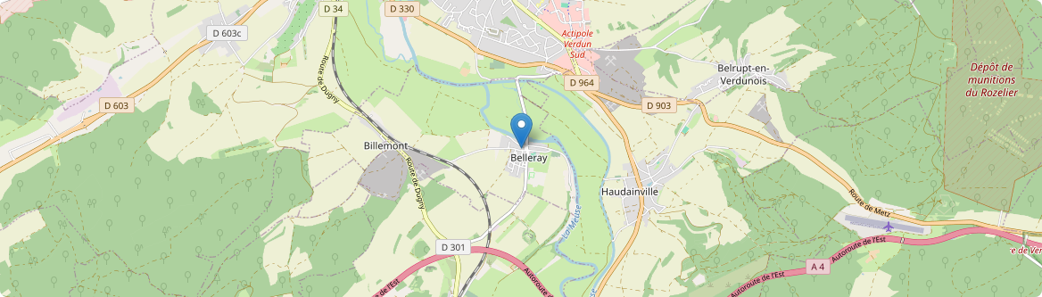 Belleray - Carte