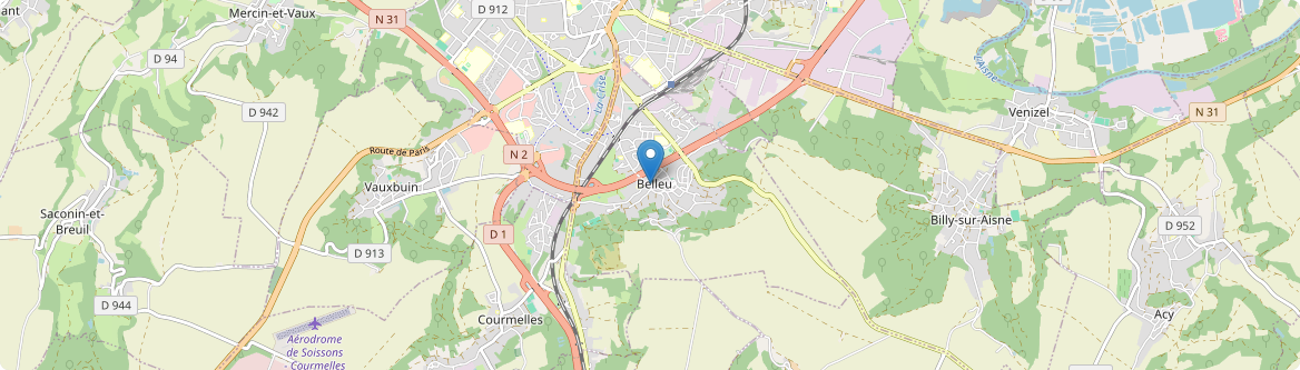 Belleu - Carte