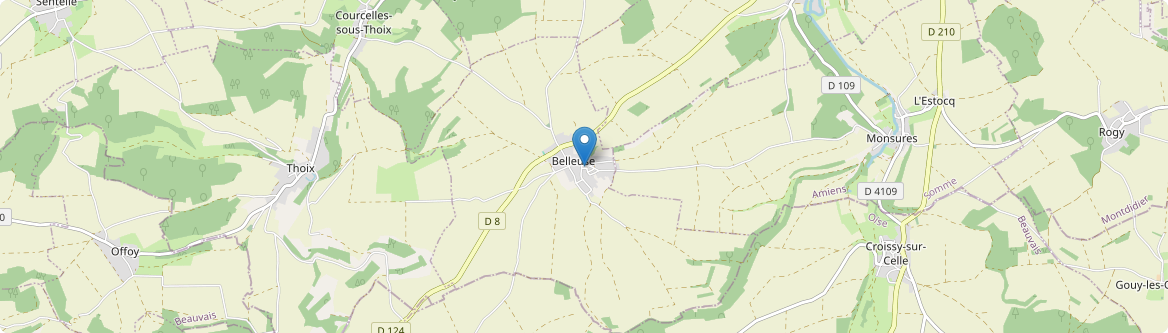 Belleuse - Carte
