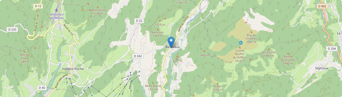 Bellevaux - Carte