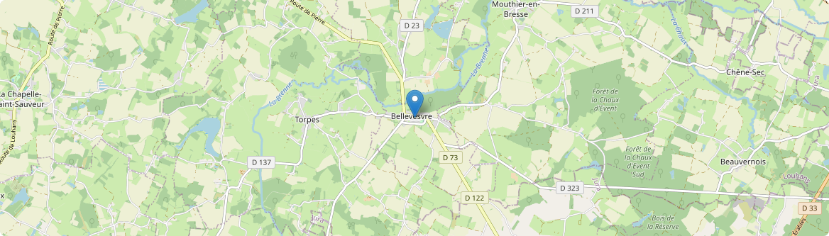 Bellevesvre - Carte