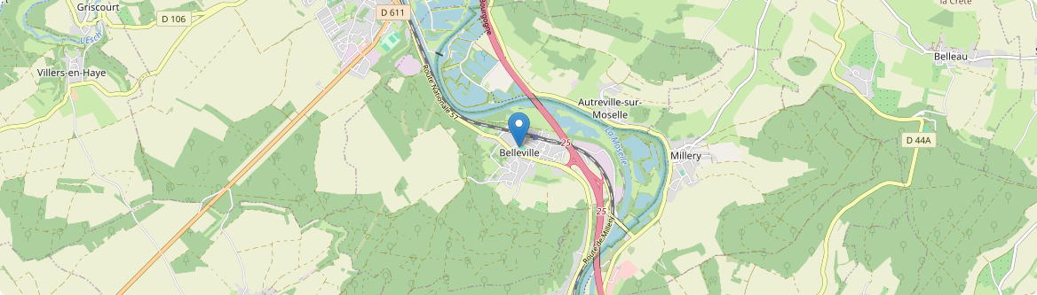 Belleville - Carte