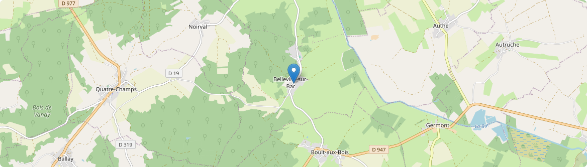 Belleville-et-Châtillon-sur-Bar - Carte