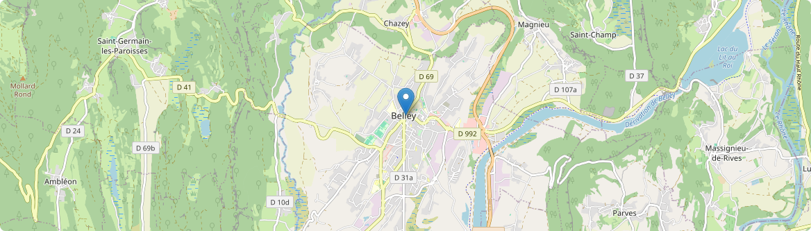 Belley - Carte