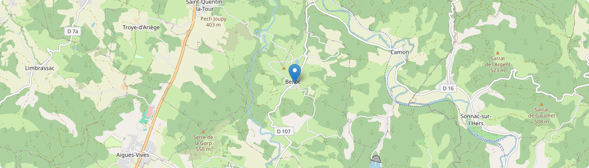 Belloc - Carte