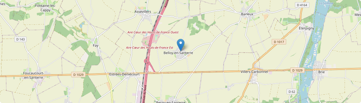 Belloy-en-Santerre - Carte