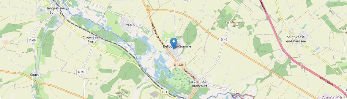 Belloy-sur-Somme - Carte