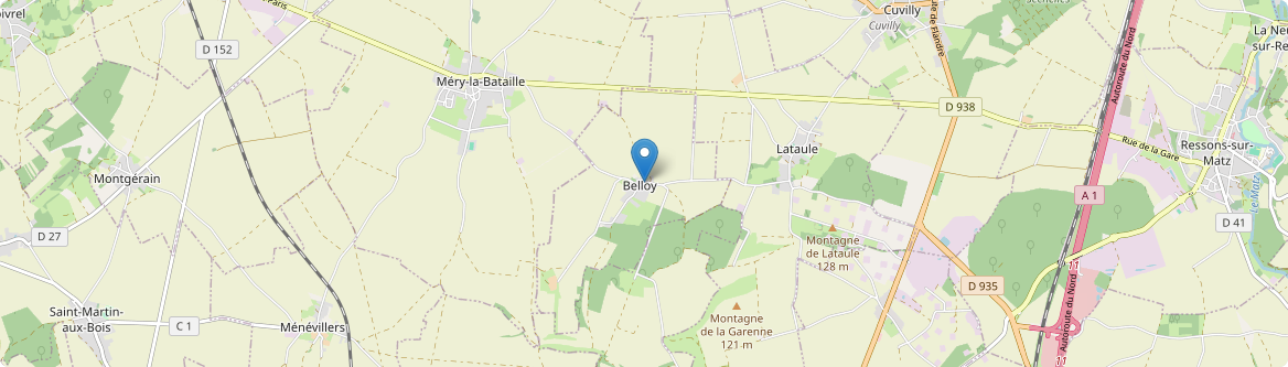 Belloy - Carte