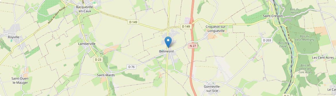 Belmesnil - Carte