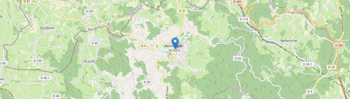 Belmont-de-la-Loire - Carte