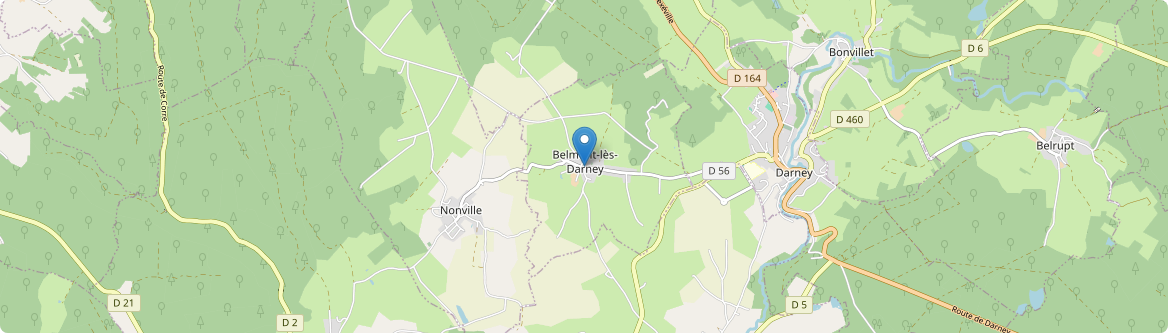 Belmont-lès-Darney - Carte