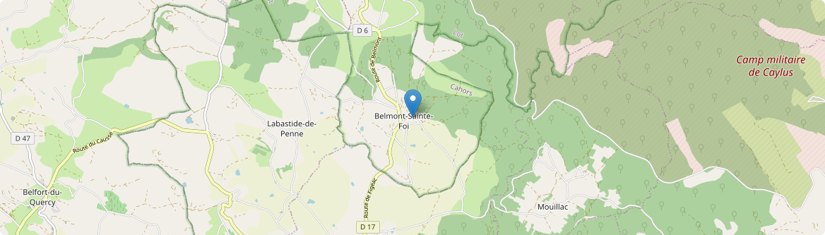 Belmont-Sainte-Foi - Carte