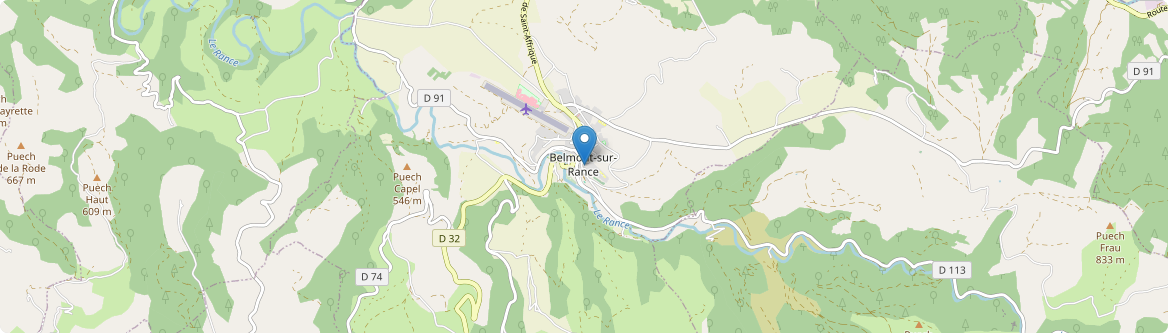 Belmont-sur-Rance - Carte
