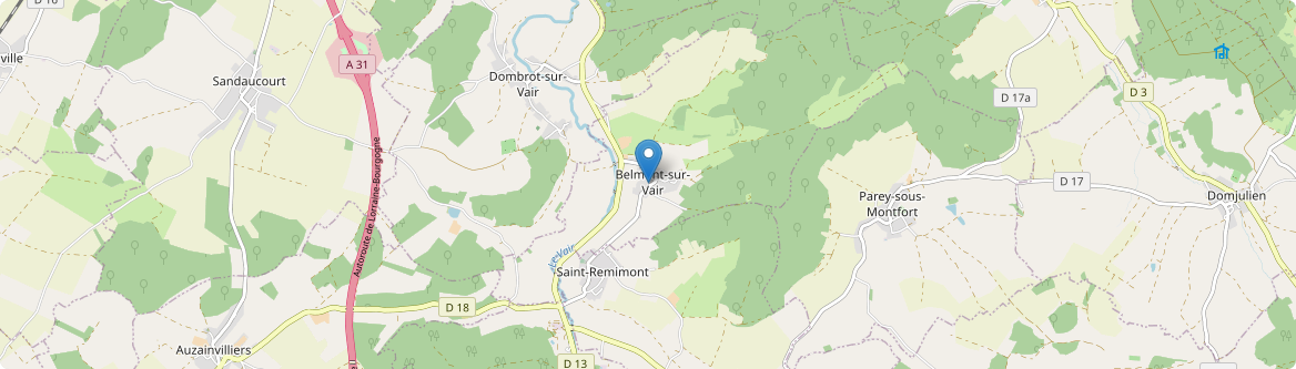 Belmont-sur-Vair - Carte