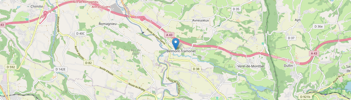 Belmont-Tramonet - Carte