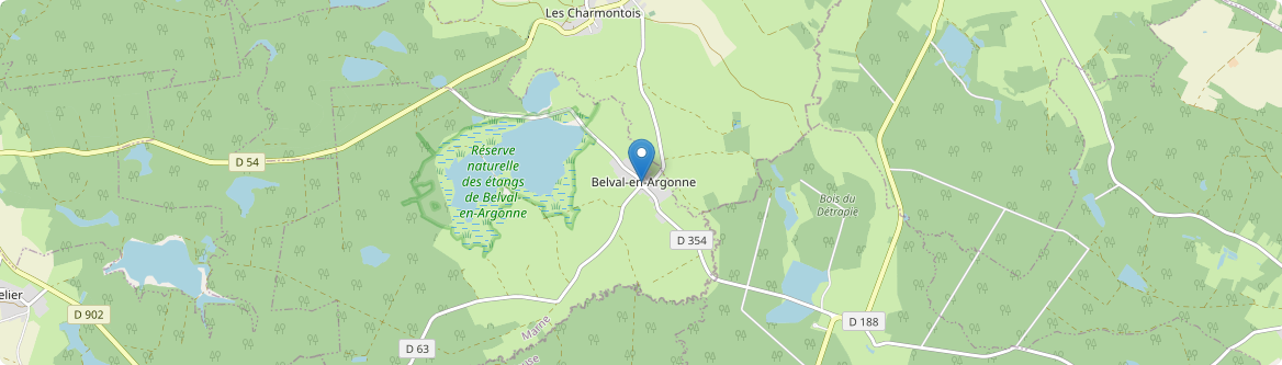 Belval-en-Argonne - Carte