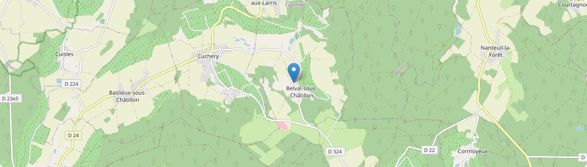 Belval-sous-Châtillon - Carte