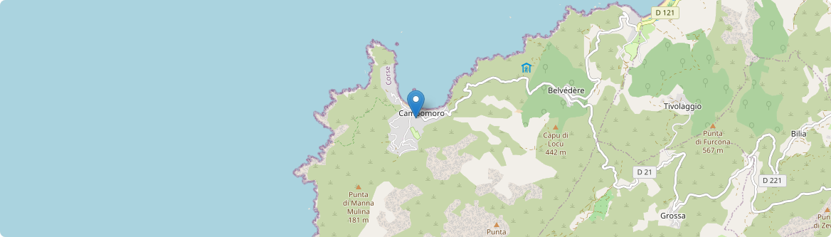 Belvédère-Campomoro - Carte