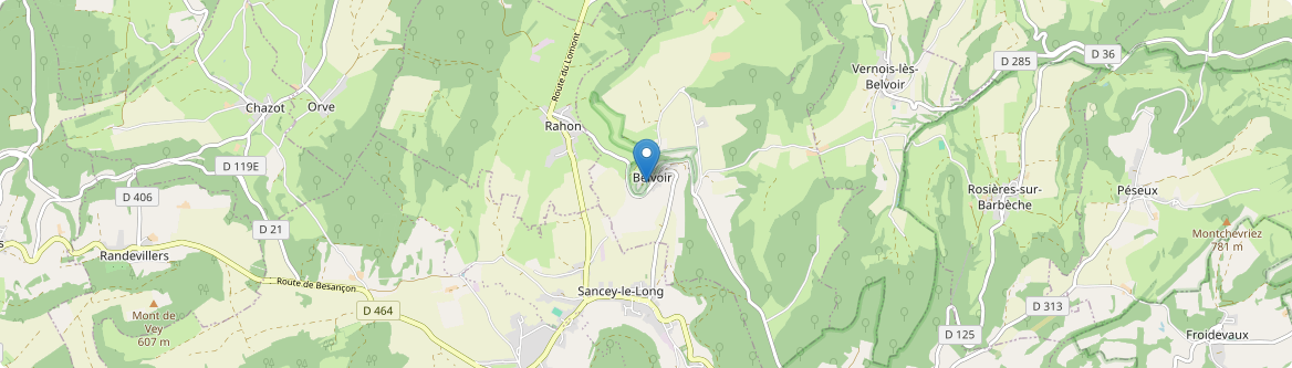Belvoir - Carte