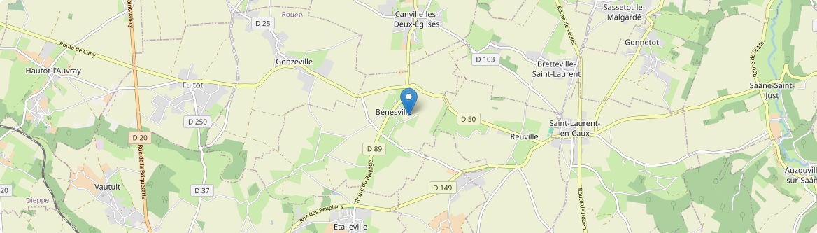 Bénesville - Carte