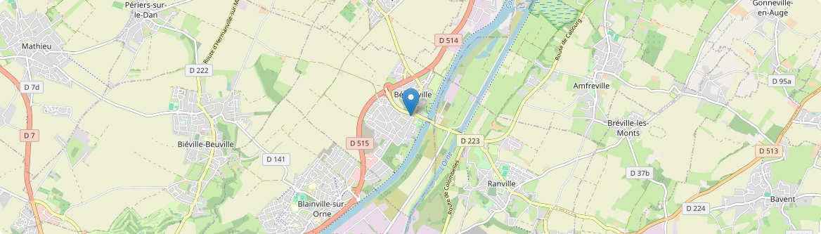 Bénouville - Carte