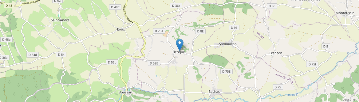 Benque - Carte