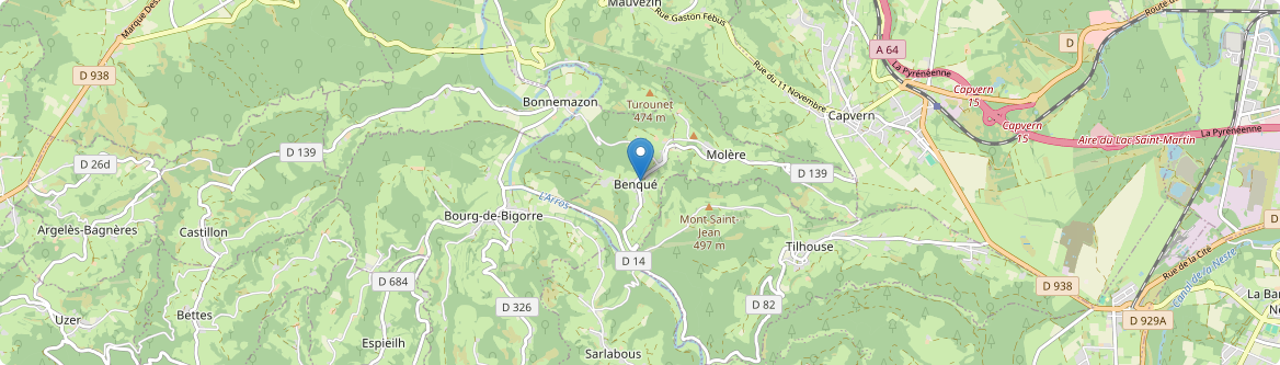 Benqué-Molère - Carte
