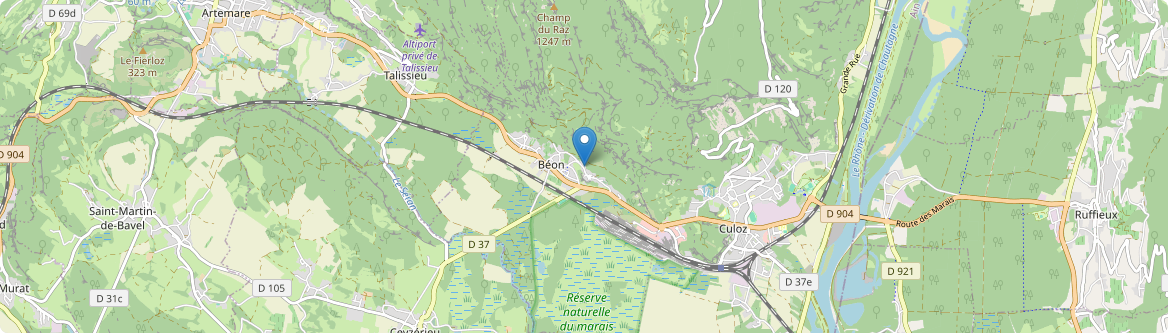 Béon - Carte