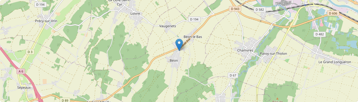 Béon - Carte