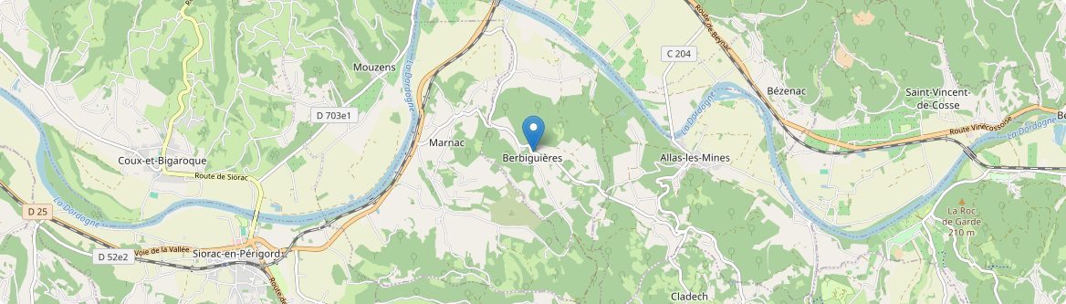 Berbiguières - Carte