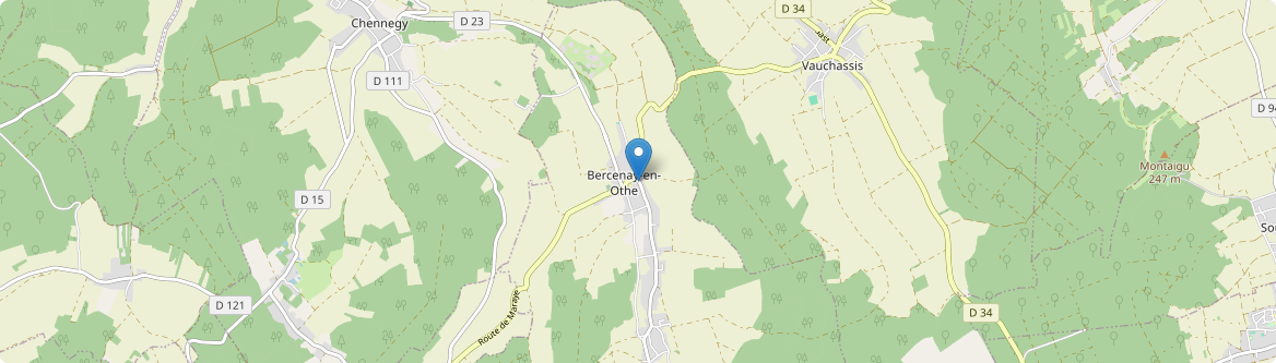 Bercenay-en-Othe - Carte