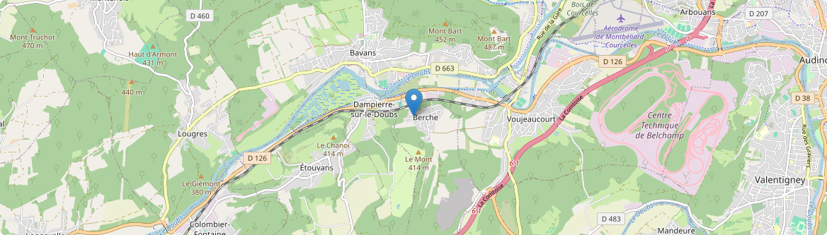 Berche - Carte