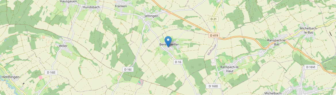 Berentzwiller - Carte