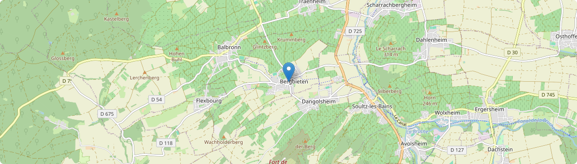 Bergbieten - Carte