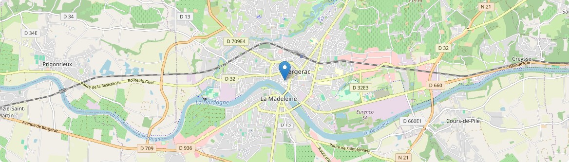 Bergerac - Carte