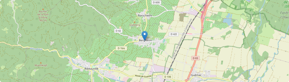 Bergheim - Carte