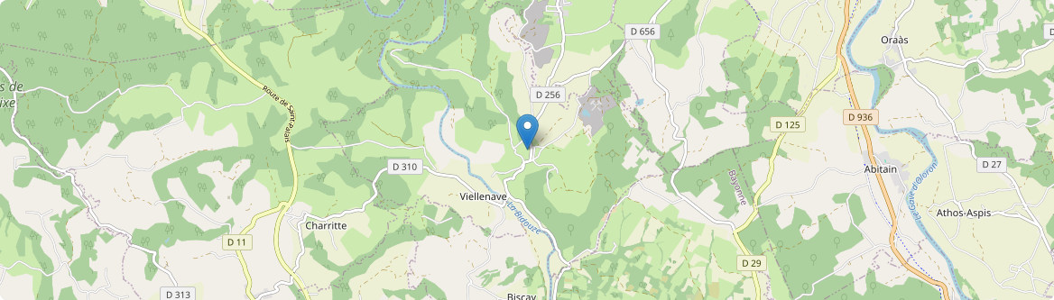 Bergouey-Viellenave - Carte