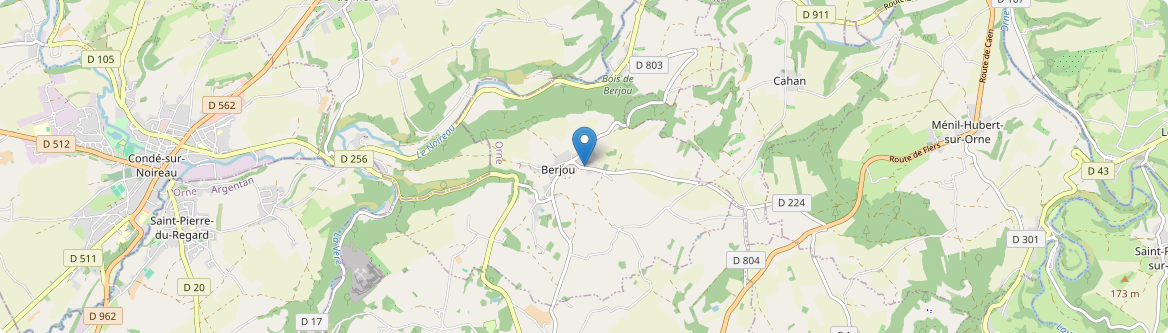 Berjou - Carte