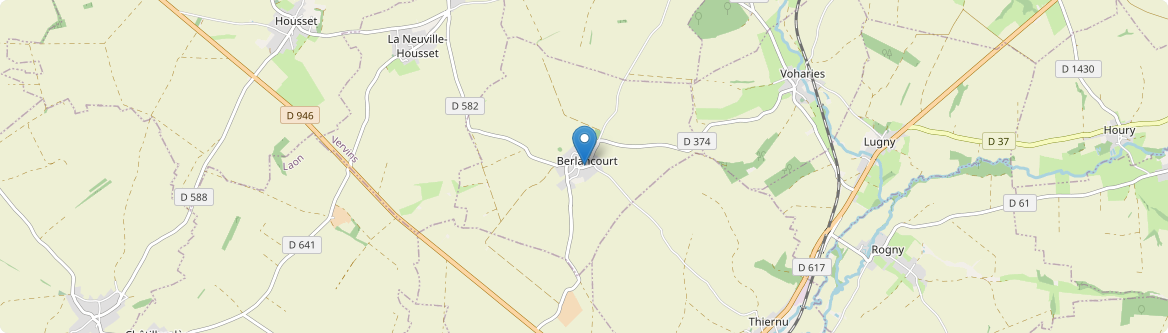 Berlancourt - Carte