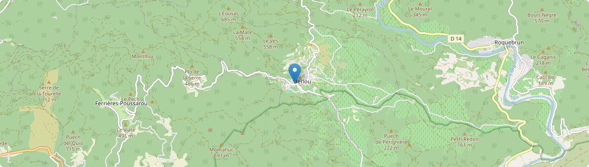 Berlou - Carte