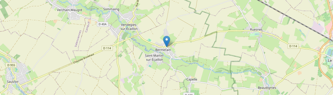 Bermerain - Carte