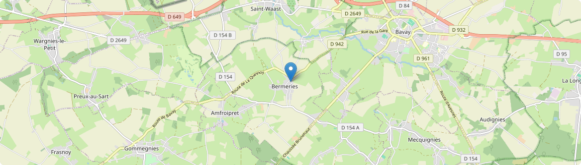 Bermeries - Carte