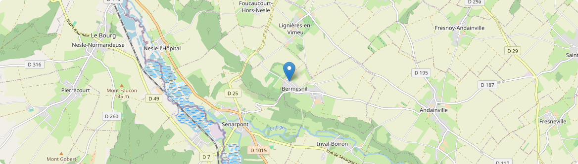 Bermesnil - Carte