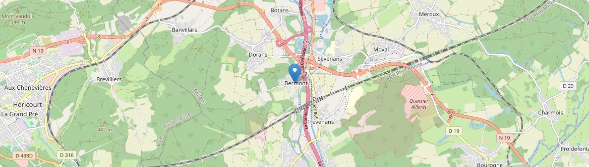 Bermont - Carte