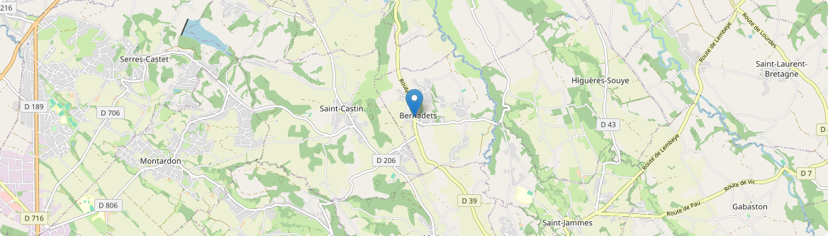 Bernadets - Carte